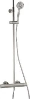 Ben Engraved Line regendoucheset Ø25cm RVS-look