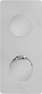Ben Engraved Line Slim inbouw regendoucheset 25 cm chroom