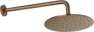 Ben Engraved Line Slim inbouw regendoucheset 25cm geborsteld koper