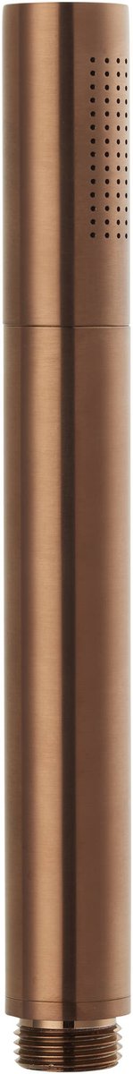 Ben Engraved Line Slim Regendoucheset Ø25cm Geborsteld Koper PVD
