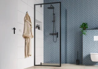 Ben Lavion 250 Cool regendoucheset mat zwart