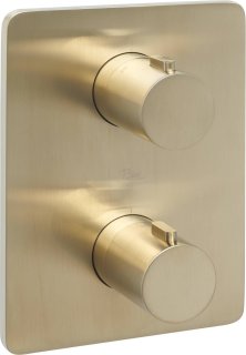 Ben Lavion 250 Inbouw Regendoucheset 25cm Geborsteld Messing PVD