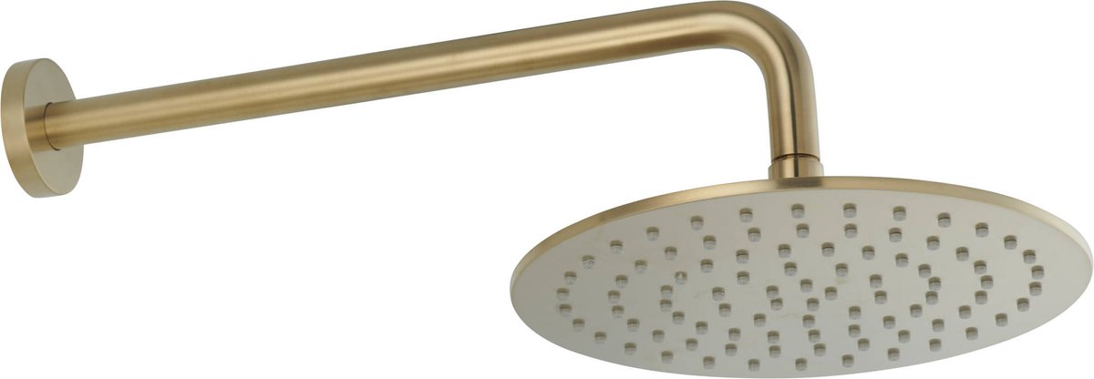Ben Lavion 250 Inbouw Regendoucheset 25cm Geborsteld Messing PVD