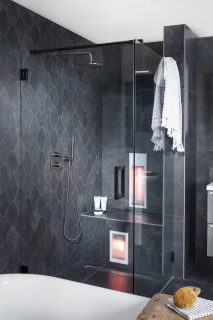 Ben Lavion 250 inbouw regendoucheset gunmetal PVD