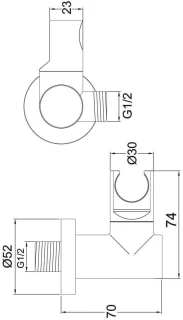 Ben Lavion 250 inbouw regendoucheset mat zwart