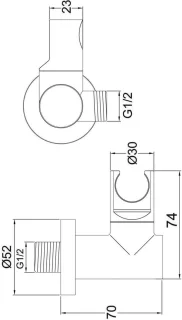 Ben Lavion 250 inbouw regendoucheset mat zwart