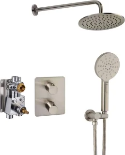 Ben Lavion 250 inbouw regendoucheset Ø25cm RVS-look