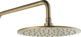 Ben Lavion Regendouche Ø 25cm Rond Messing Thermostaatkraan