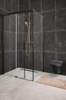Ben Lavion Regendouche Rond 25cm met Thermostaatkraan Koper
