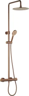 Ben Lavion Regendouche Rond 25cm met Thermostaatkraan Koper