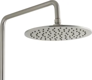 Ben Lavion Regendouche Rond Ø25cm Geborsteld Nikkel Met Thermostaatkraan
