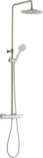 Ben Lavion Regendouche Thermostaatkraan Nikkel Rond 25cm