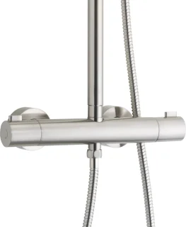 Ben Lavion Regendouche Thermostaatkraan Nikkel Rond 25cm