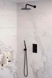 Black Edition inbouw regendouche set