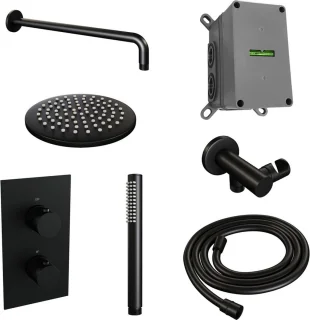 Black Edition inbouw regendouche set