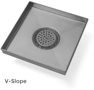 Bodemsifon vierkant 150x150 mm