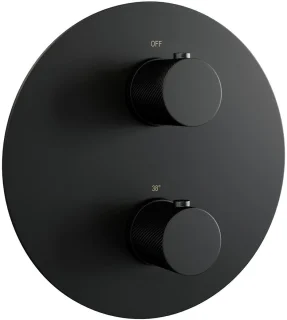 Brauer Black Carving Thermostatische Inbouw Regendoucheset