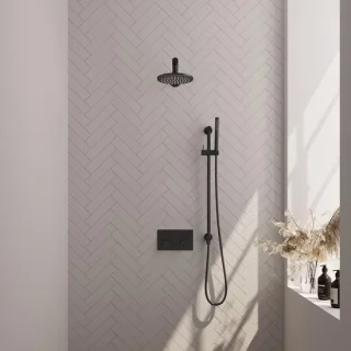 Brauer Black Carving Thermostatische Inbouw Regendoucheset