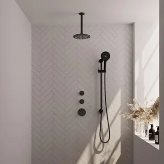 Brauer Black Edition Inbouw Doucheset Mat Zwart