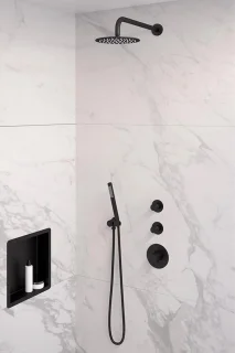 Brauer Black Edition Inbouw Regendouche Set