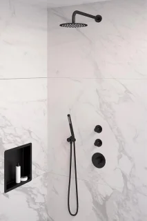Brauer Black Edition Inbouw Regendouche Set