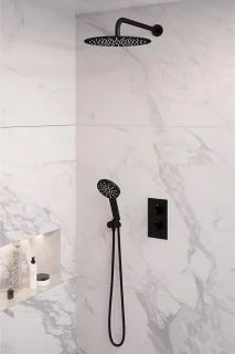 Brauer Black Edition Inbouw Regendouche Set