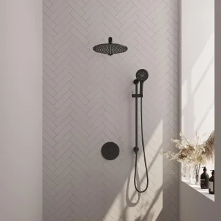 Brauer Black Edition Inbouw Regendoucheset