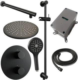 Brauer Black Edition Inbouw Regendoucheset