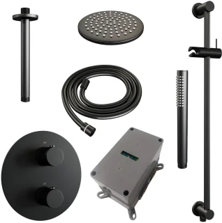 Brauer Black Edition Thermostatische Inbouw Regendoucheset