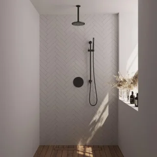 Brauer Black Edition Thermostatische Inbouw Regendoucheset