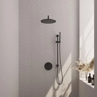 Brauer Black Edition Thermostatische Inbouw Regendoucheset