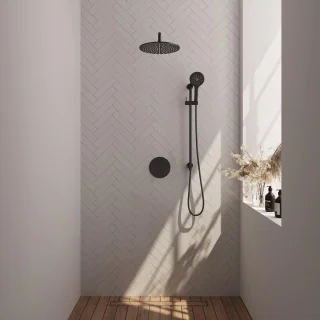 Brauer Black Edition Thermostatische Inbouw Regendoucheset