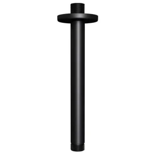 Brauer Black Edition thermostatische inbouwdoucheset 30cm mat zwart