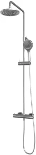 Brauer Brushed Carving Opbouw Thermostatische Regendoucheset