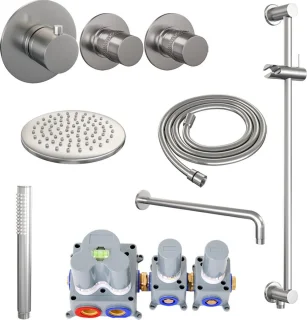 BRAUER Brushed Edition Inbouw Regendoucheset 15