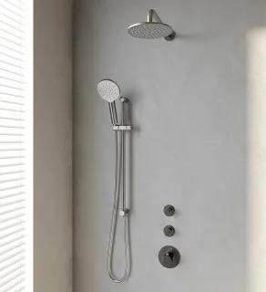 BRAUER Brushed Edition regendouche set 21 met muurarm en handdouche
