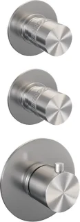 Brauer Brushed Edition regendoucheset inbouw 30cm PVD geborsteld RVS