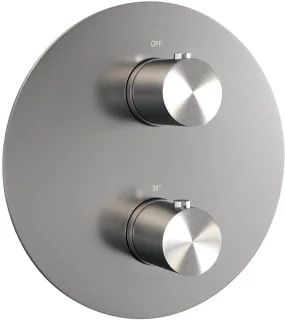 Brauer Brushed Edition Thermostatische Inbouw Regendoucheset