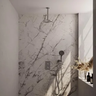 Brauer Brushed Edition Thermostatische Regendoucheset Inbouw
