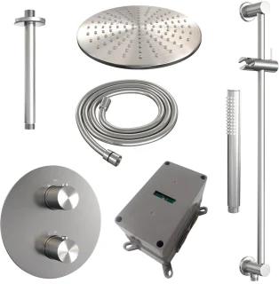 Brauer Carving Thermostatische Inbouw Regendoucheset