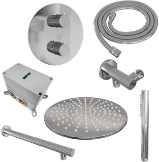 Brauer Carving Thermostatische Inbouw Regendoucheset