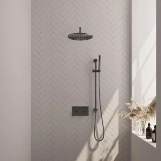 Brauer Carving Thermostatische Regendoucheset Inbouw