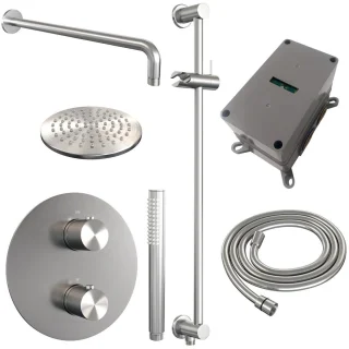 Brauer Carving Thermostatische Regendoucheset Inbouw