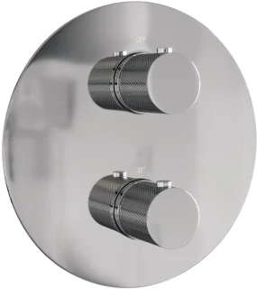 Brauer Carving Thermostatische Regendoucheset Inbouw Chroom
