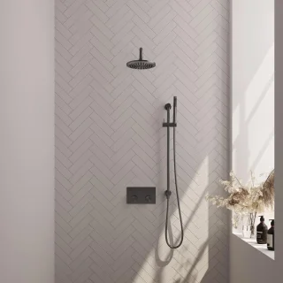 De Brauer Carving Thermostatische Regendoucheset Inbouw in één oogopslag