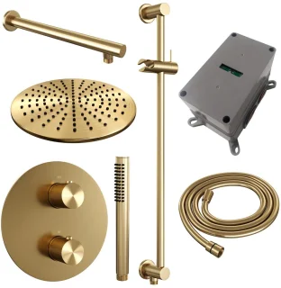 Brauer Carving Thermostatische Regendoucheset Inbouw