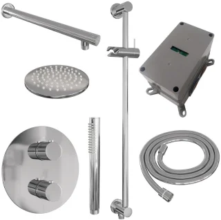 Brauer Chrome Edition Inbouw Thermostatische Regendoucheset Chroom