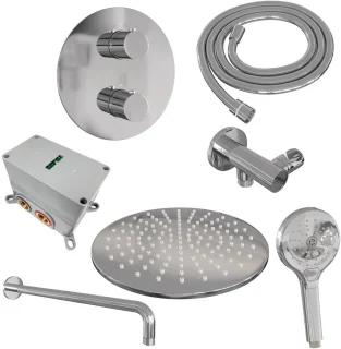 Brauer Chrome Edition Inbouw Thermostatische Regendoucheset