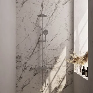 Brauer Chrome Edition Opbouw Thermostatische Regendoucheset