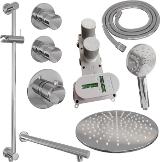 Brauer Chrome Edition Regendoucheset Inbouw 30cm Chrome